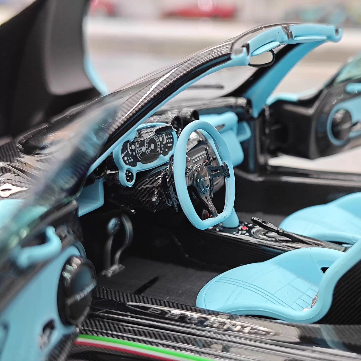 Almost Real Pagani 2009 Zonda Uno Roadster Blue 1:18 – Collectible Diecast Model Die-Cast