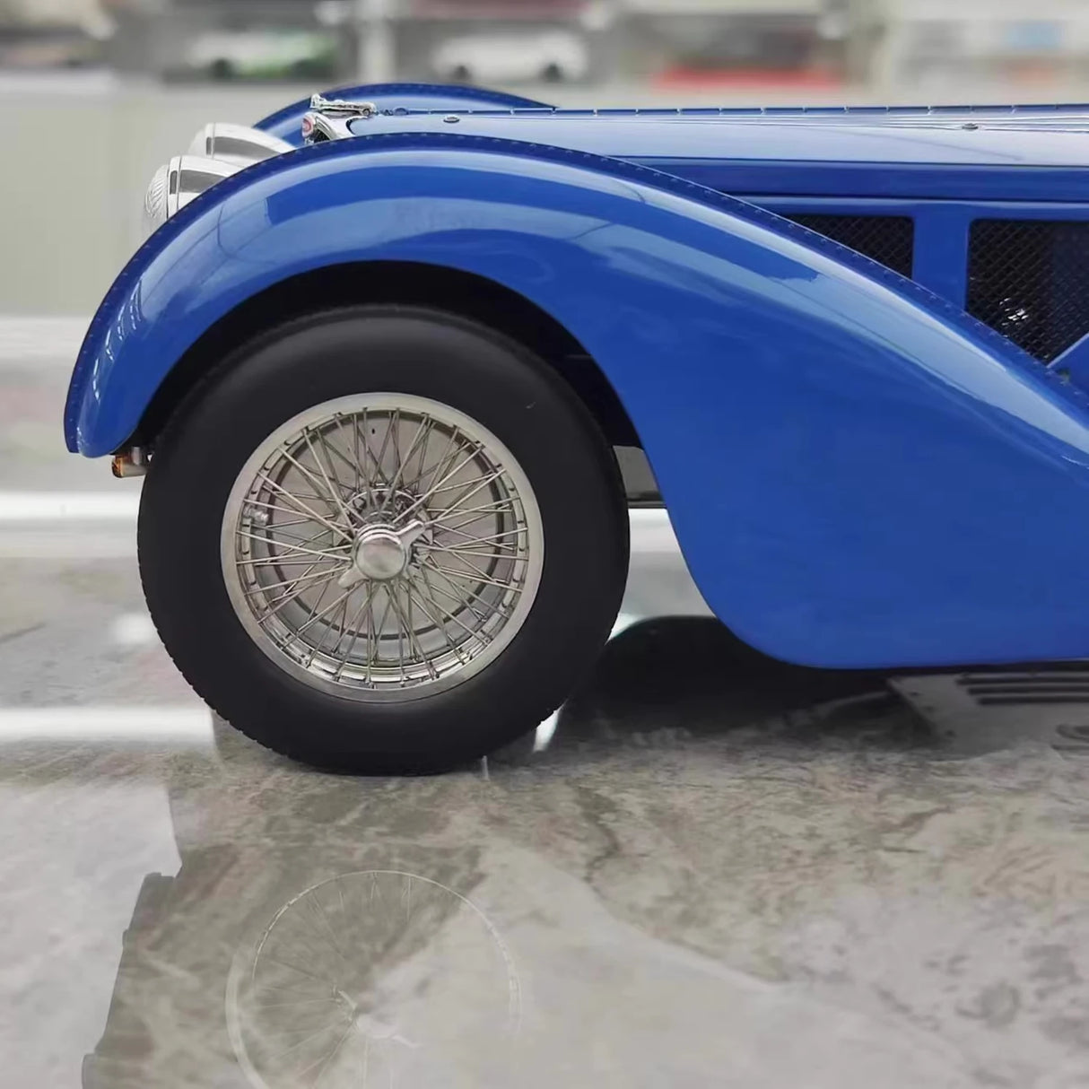AutoArt Bugatti 1936 Type 57S Atlantic Blue 1:18 – Collectible Diecast Model Die-Cast
