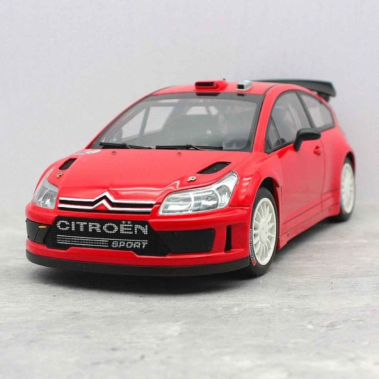 AutoArt Citroen 2007 C4 WRC Red 1:18 – Verzamelbare resin modelresin resin