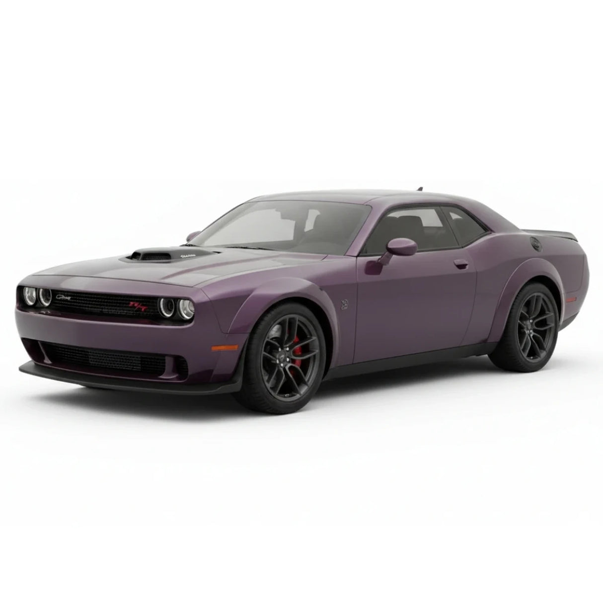 AutoArt Dodge 2008 Challenger Purple 1:18 – Verzamelbaar gietijzer model gegoten