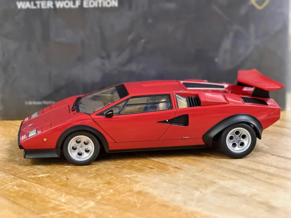 AutoArt Lamborghini 1978 Countach LP400S والتر وولف إصدار 1:18 – نماذج معدنية قابلة للجمع من النماذج المصبوبة بالقالب