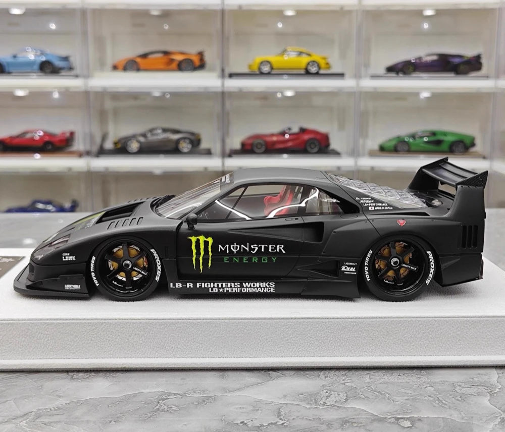 BBA Ferrari 1987 F40 Liberty Walk Widebody Monster 1:18 – Collectible Resin Model Resin