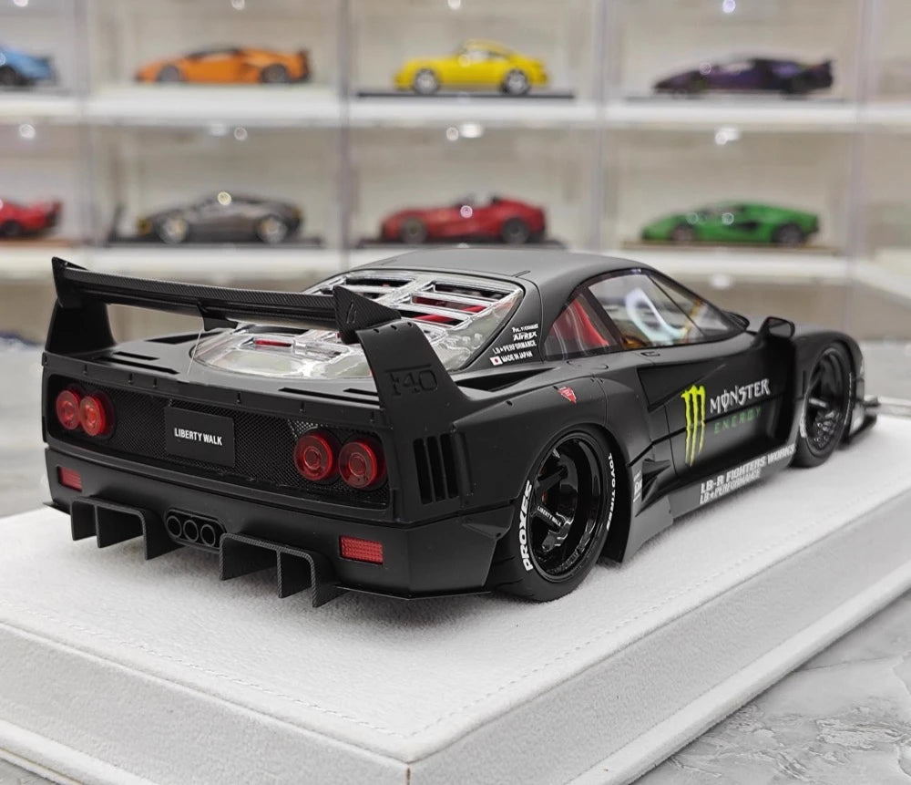 BBA Ferrari 1987 F40 Liberty Walk Widebody Monster 1:18 – Collectible Resin Model Resin