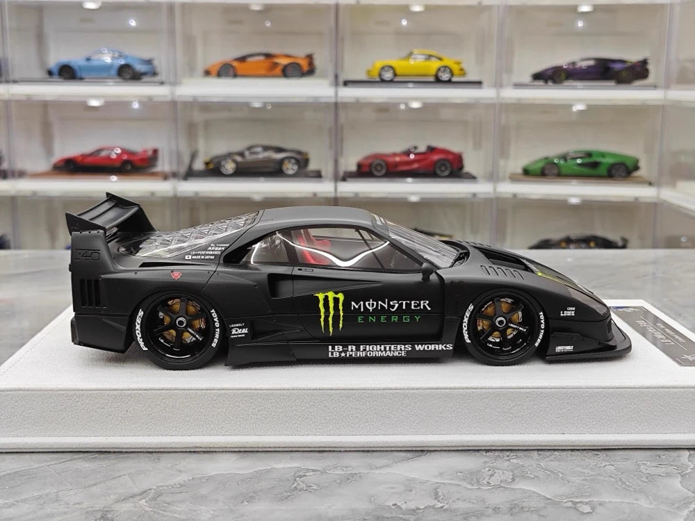 BBA Ferrari 1987 F40 Liberty Walk Widebody Monster 1:18 – Collectible Resin Model Resin