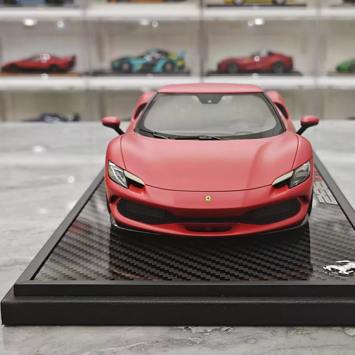 BBR Ferrari 2022 296 GTB Matte Red 1:18 – Keräilyhartsimallihartsi