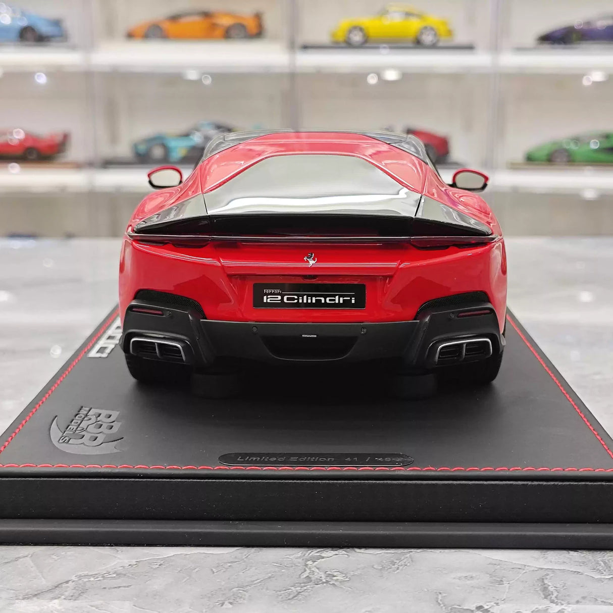 BBR Ferrari 2024 12 سيليندري كوبيه ريد 1:18 – موديل راتنج قابل للجمع