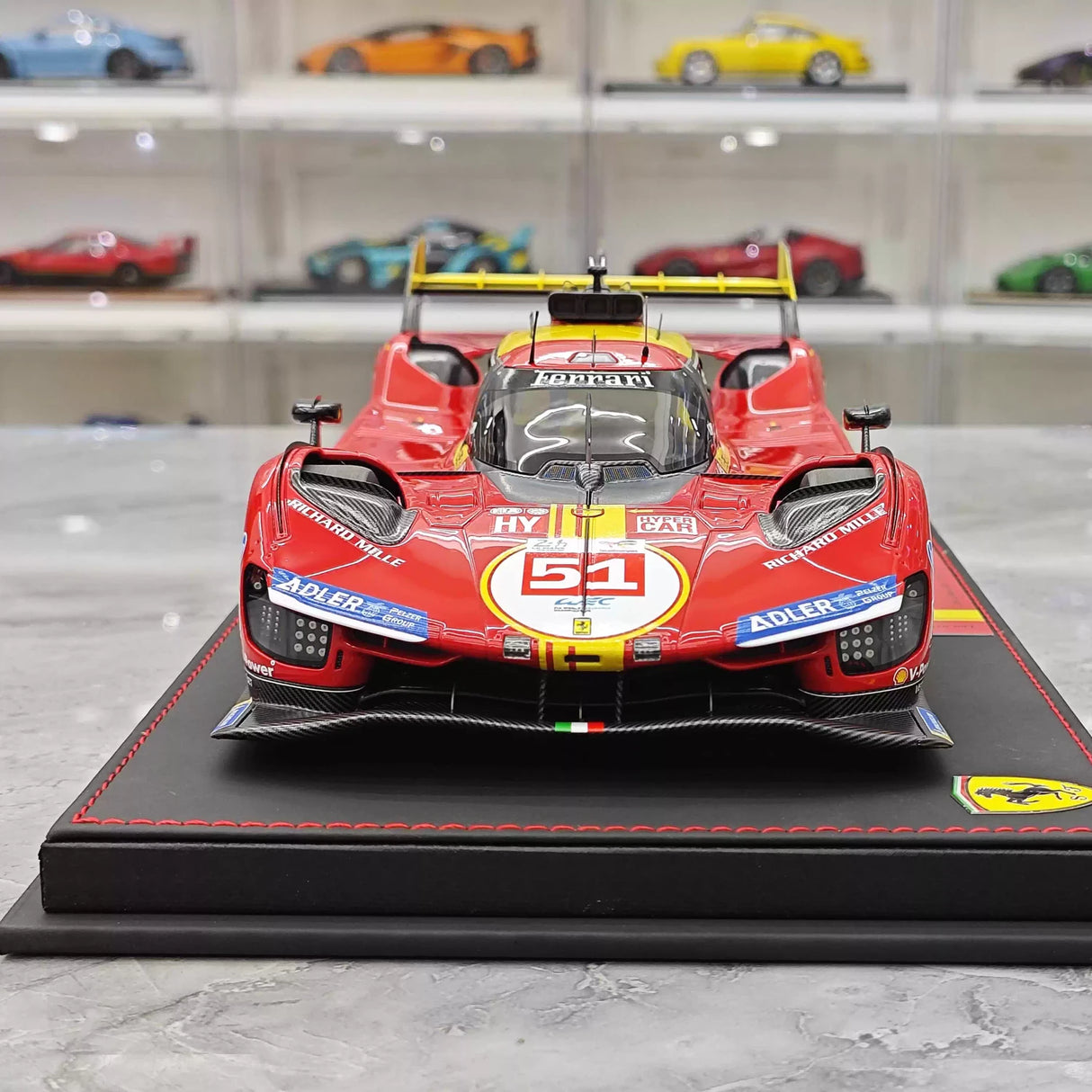 Ferrari 2024 499P #51 1:18 نموذج راتنج لومان القابل للجمع من BBR - عرض 1
