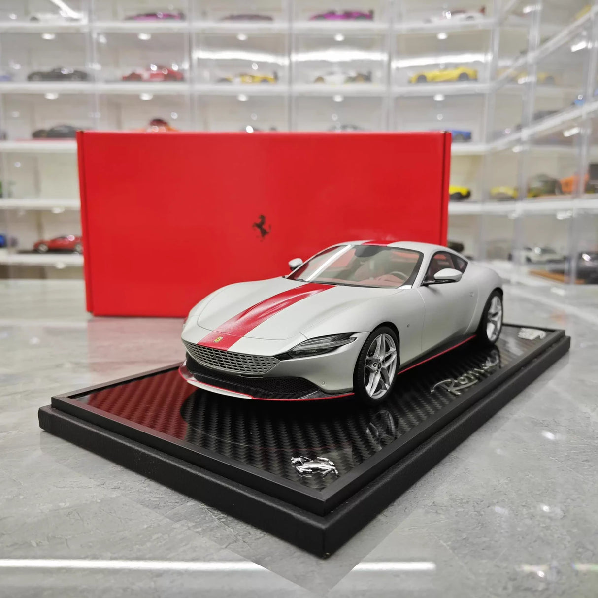 BBR Ferrari 2024 النسخة الثلاثين من روما 1:18 – نموذج راتنج قابل للجمع