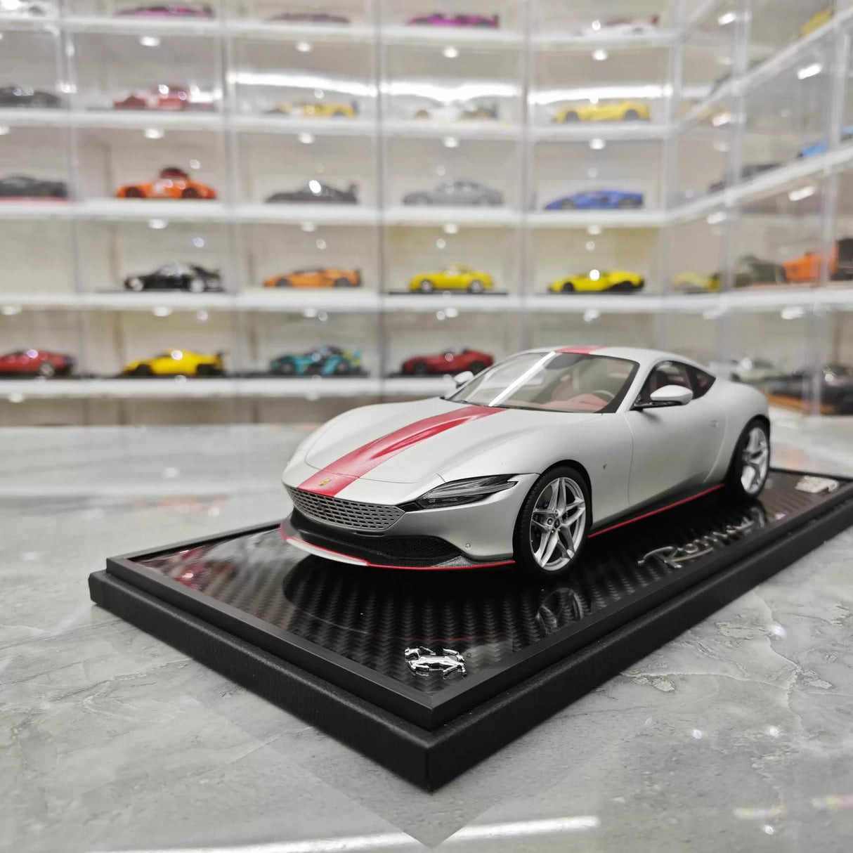 BBR Ferrari 2024 النسخة الثلاثين من روما 1:18 – نموذج راتنج قابل للجمع