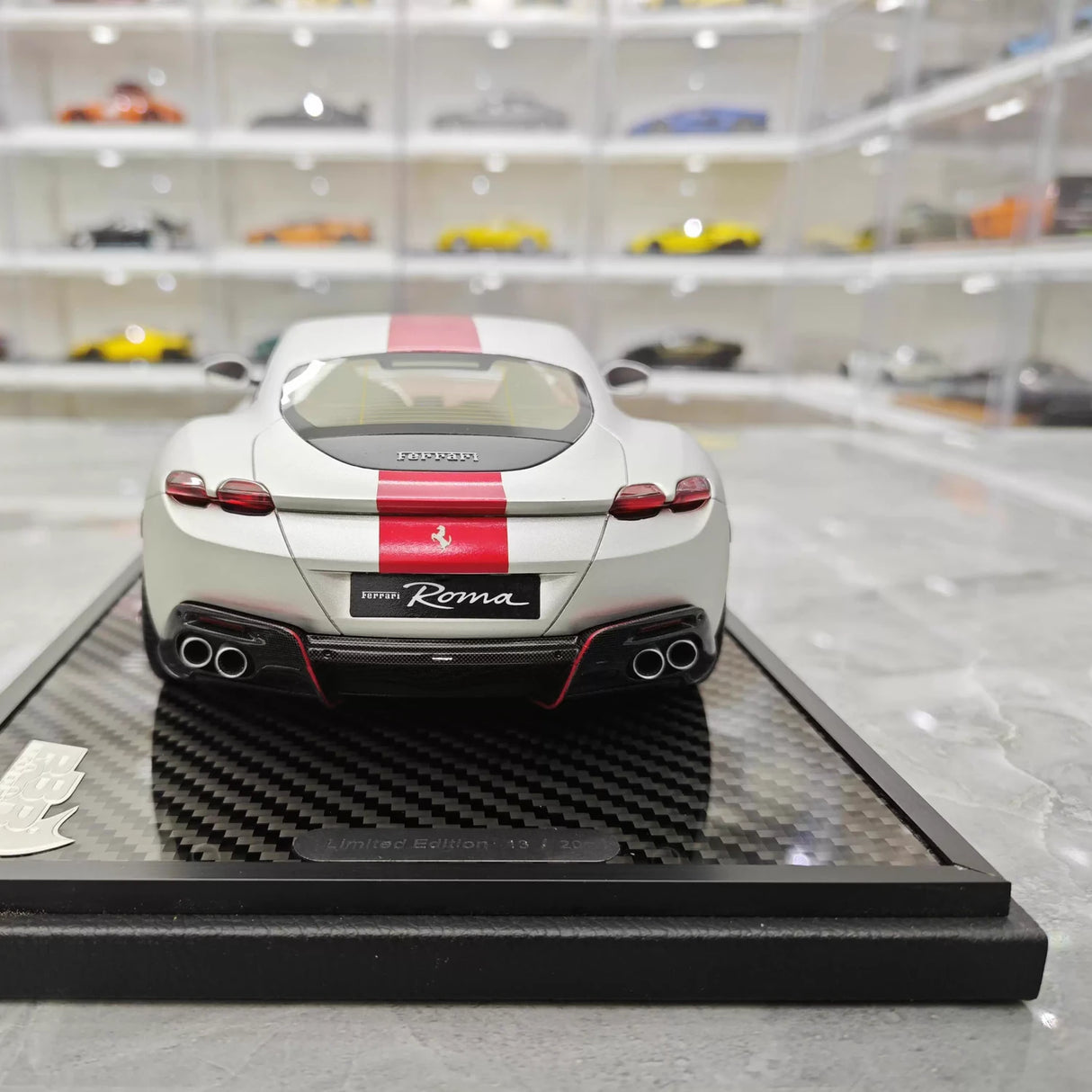 BBR Ferrari 2024 النسخة الثلاثين من روما 1:18 – نموذج راتنج قابل للجمع