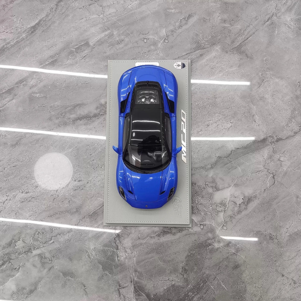 BBR Maserati 2022 MC20 Blue 1:18 – Kolekcjonerski model odlewany