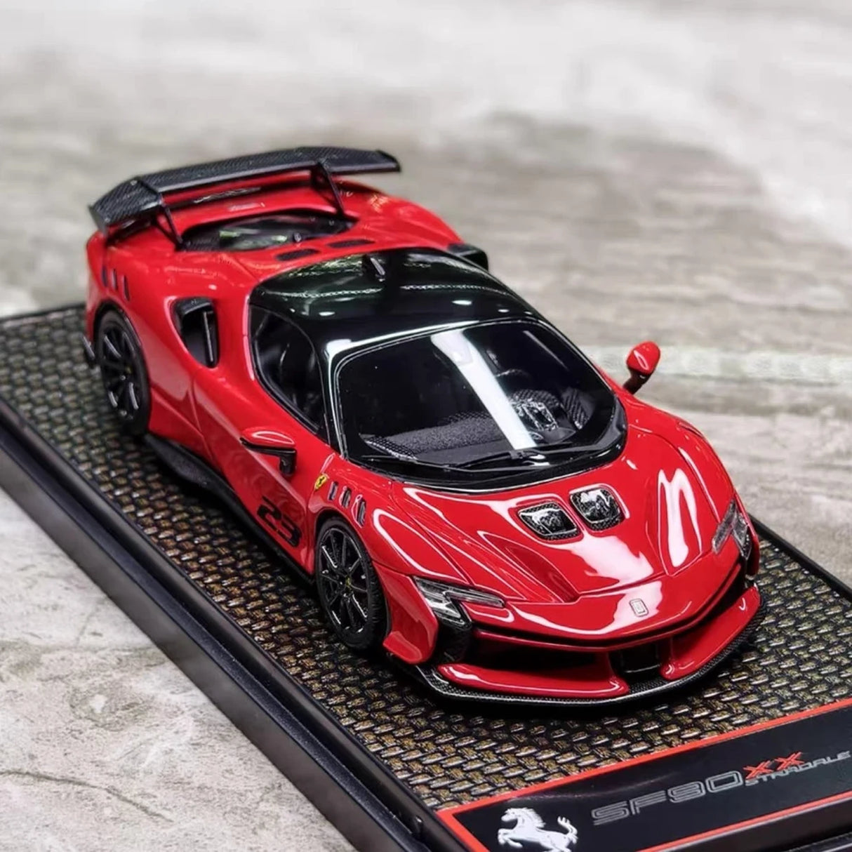 BBR Ferrari 2023 SF90 XX Stradale Red 1:43 – Resina modello in resina collezionabile