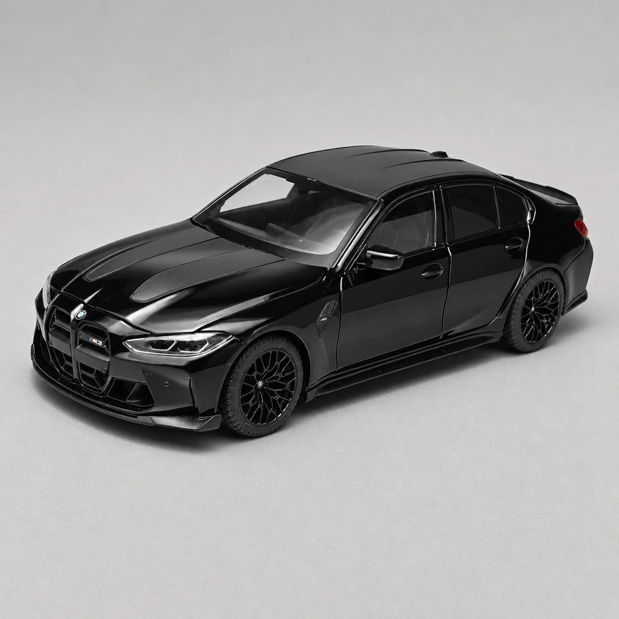 BMW 2021 M3 G80 블랙 1:24 – 다이캐스트 디스플레이 모델 다이캐스트