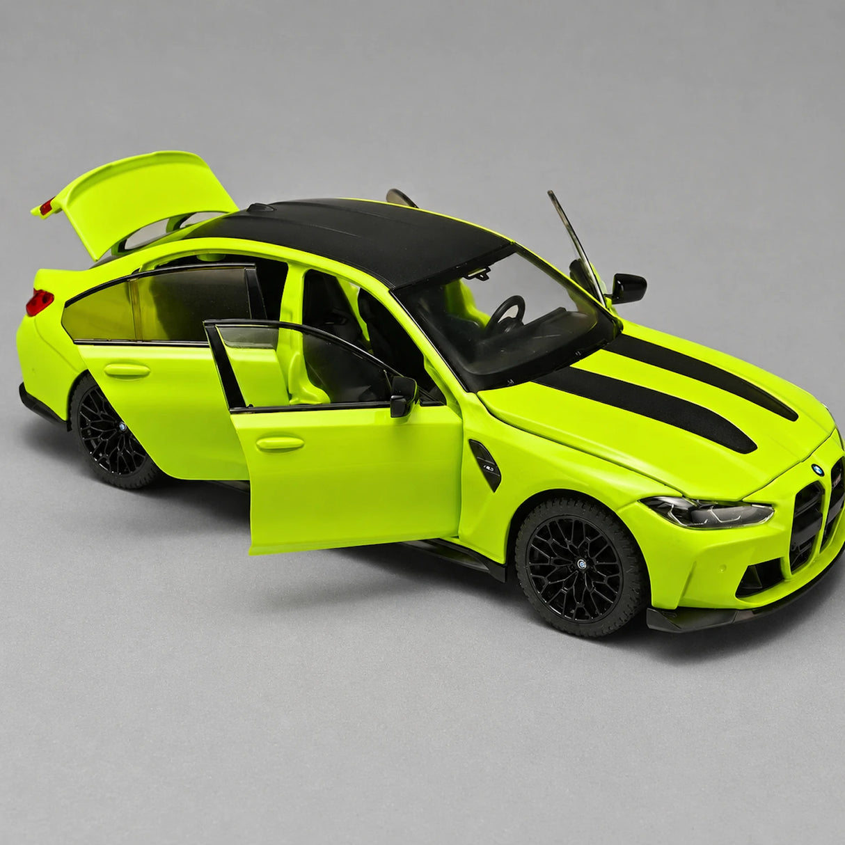 BMW 2021 M3 G80 Cyan 1:24 – diecast displaymodel