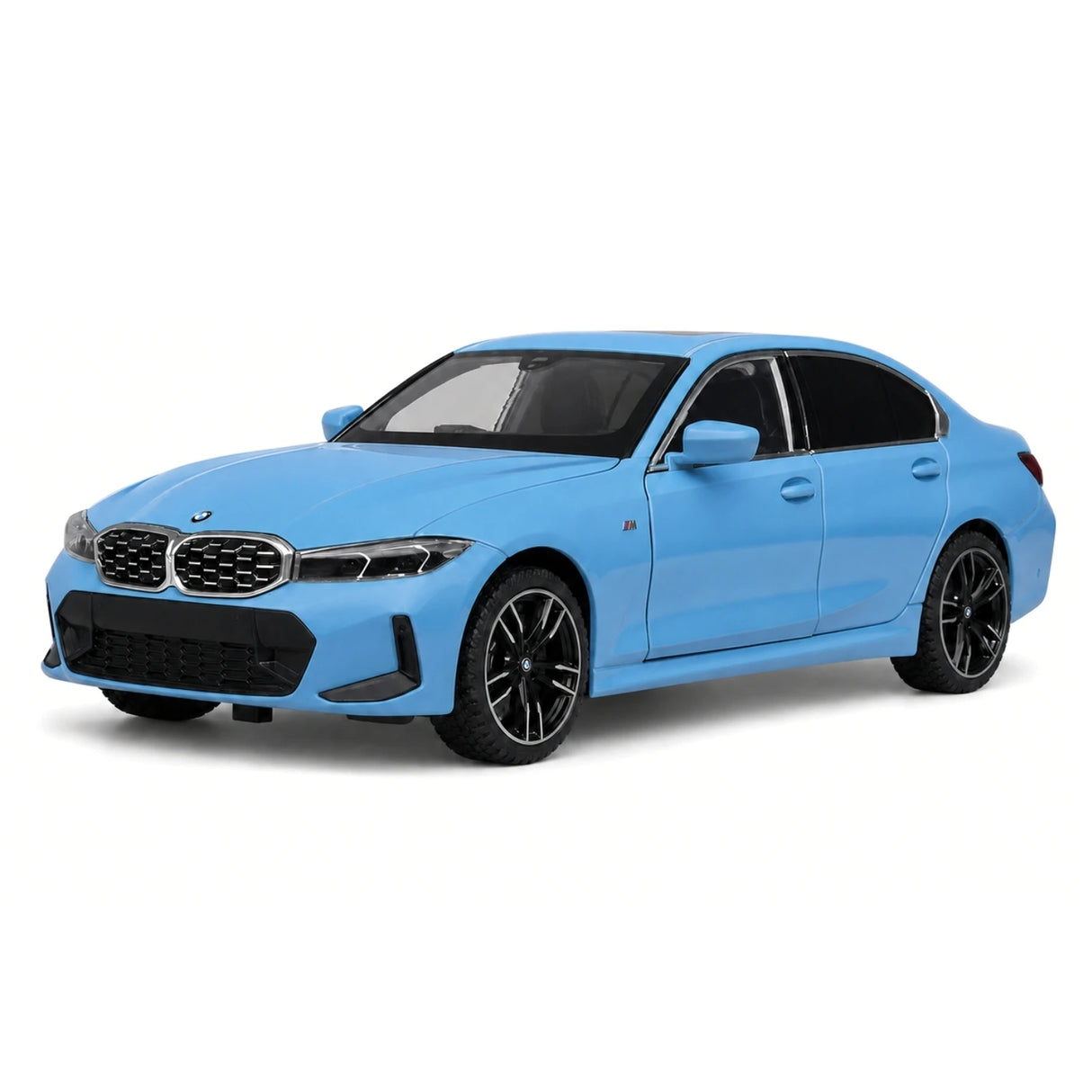BMW 2022 325Li G28 LCI blauw 1:24 – diecast displaymodel