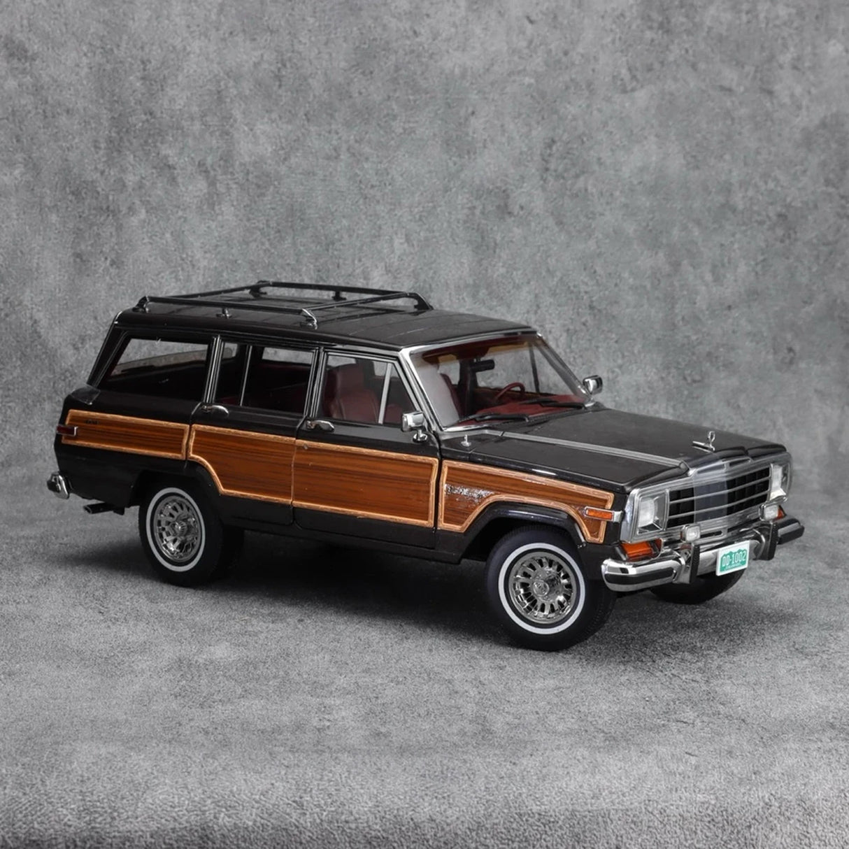 DD Model Jeep 1989 Wagoneer Brown 1:18 – kolekcjonerski model odlewany ciśnieniowo