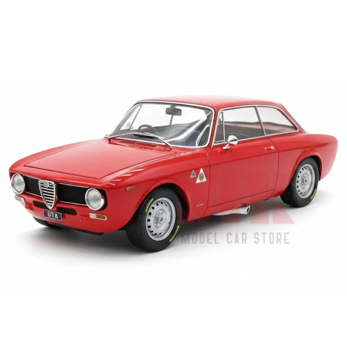 DMH Model Alfa Romeo 1965 GTA 1300 Red 1:18 – Resina de Modelo de Resina de Coleção