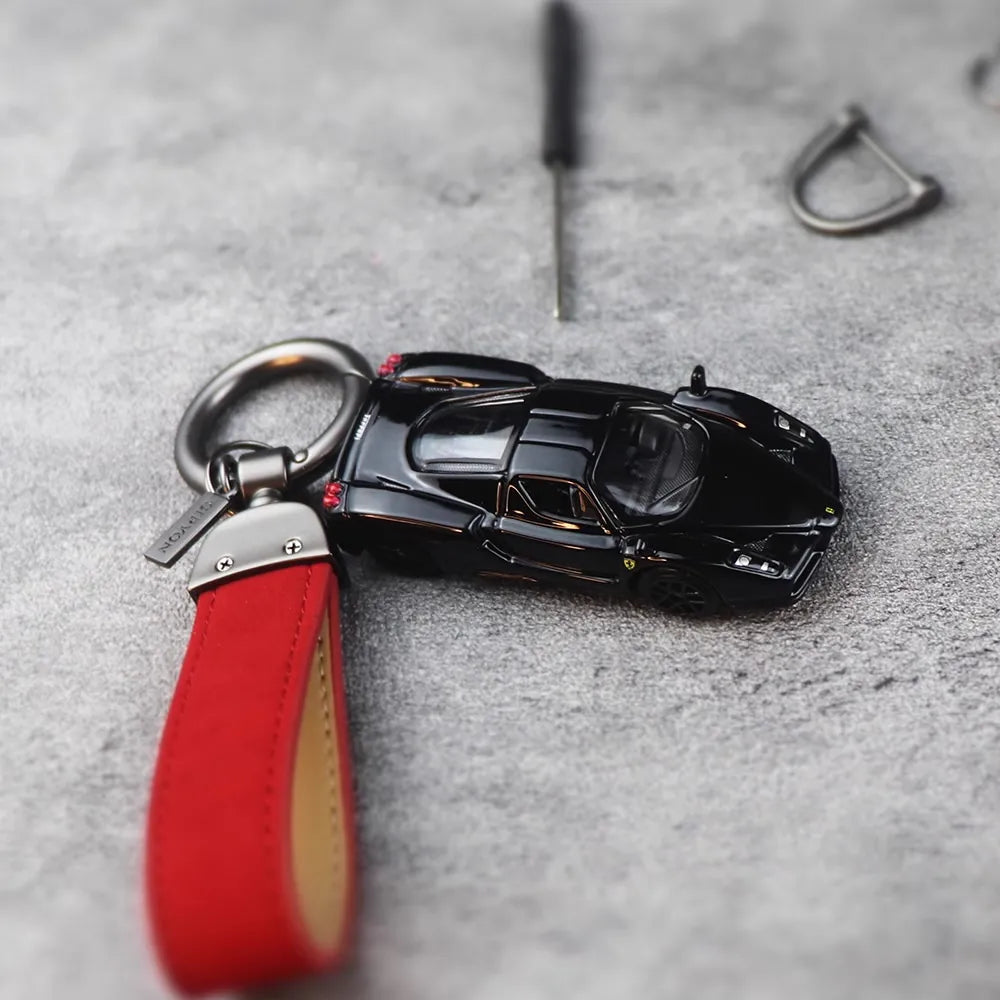 Ferrari Enzo Black Keychain 1:64 Model Car Keychain