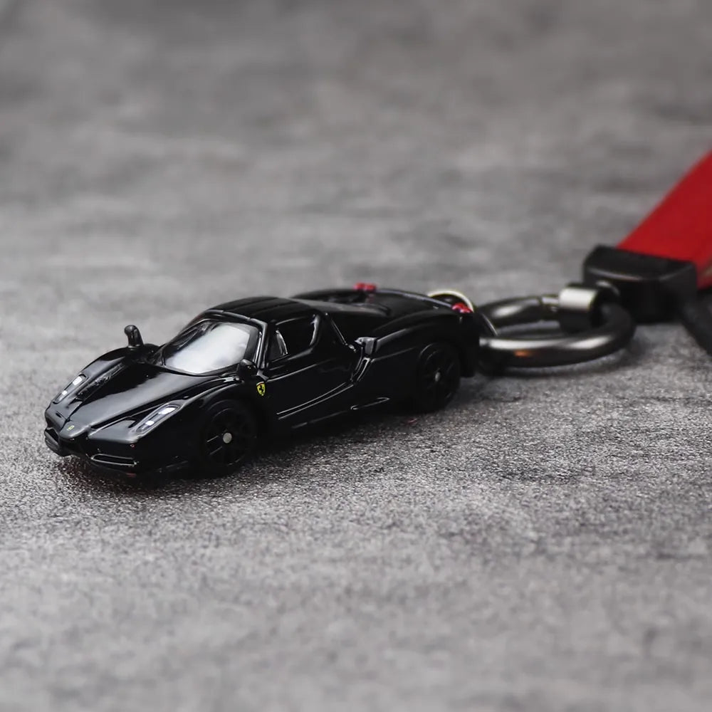 Ferrari Enzo Black Keychain 1:64 Model Car Keychain