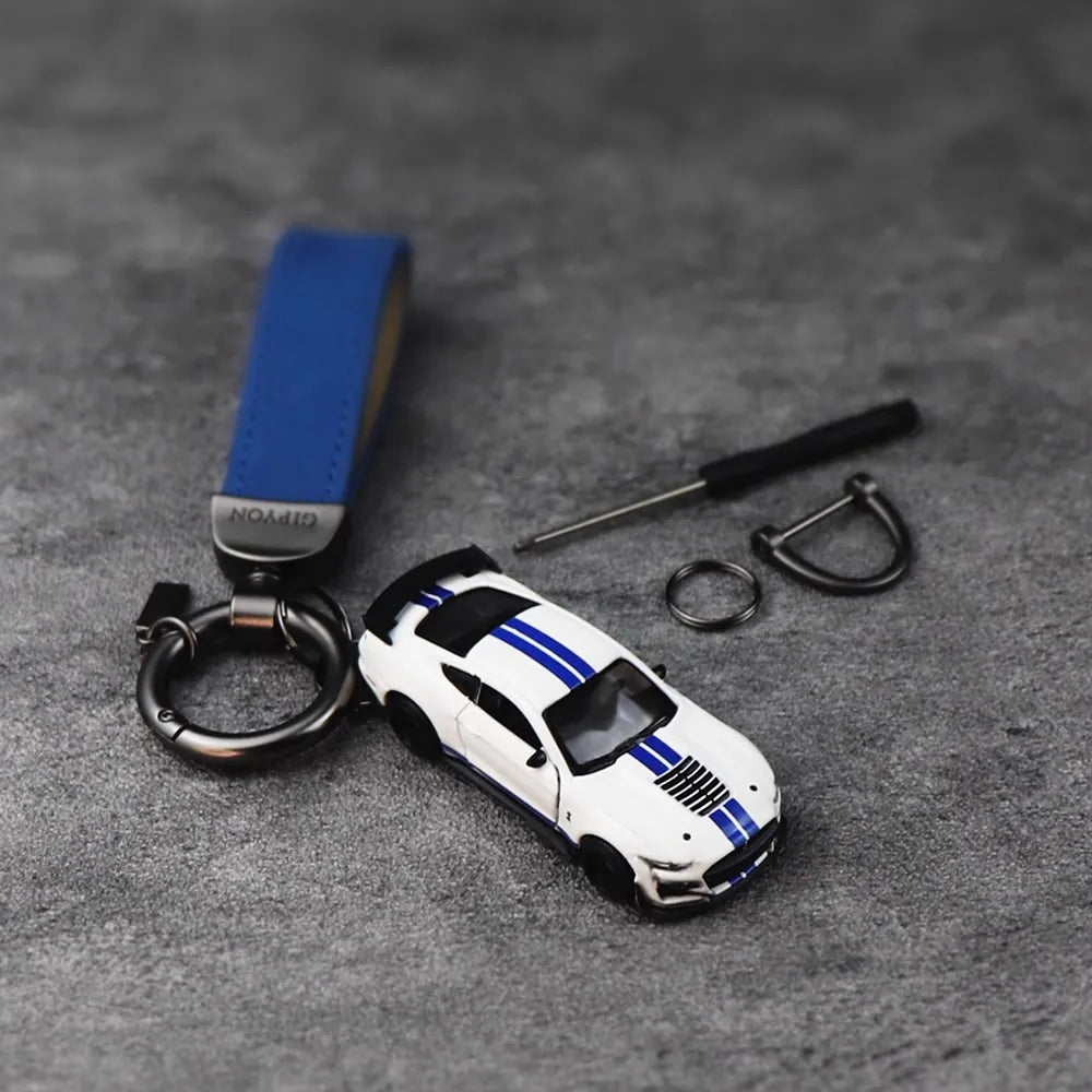 Ford Mustang Shelby GT500 Keychain 1:64 Model Car Keychain