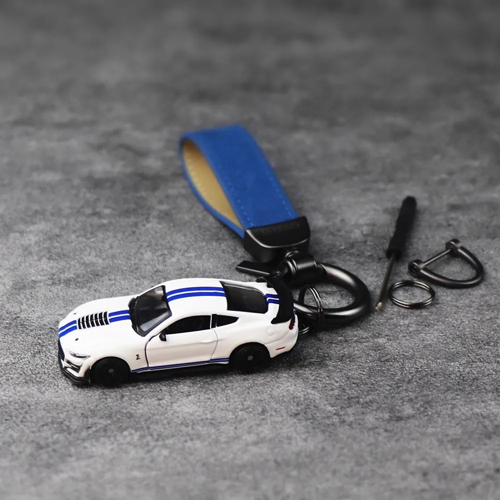 Ford Mustang Shelby GT500 Keychain 1:64 Model Car Keychain