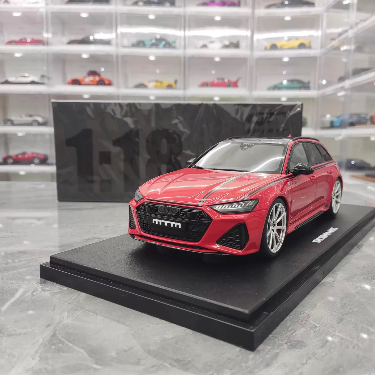 GT Spirit Audi 2021 RS6 C8 MTM Red 1:18 – Collectible Resin Model Resin