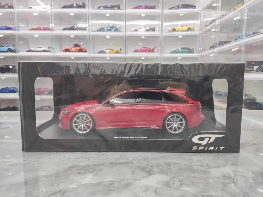 GT Spirit Audi 2021 RS6 C8 MTM Red 1:18 – Collectible Resin Model Resin