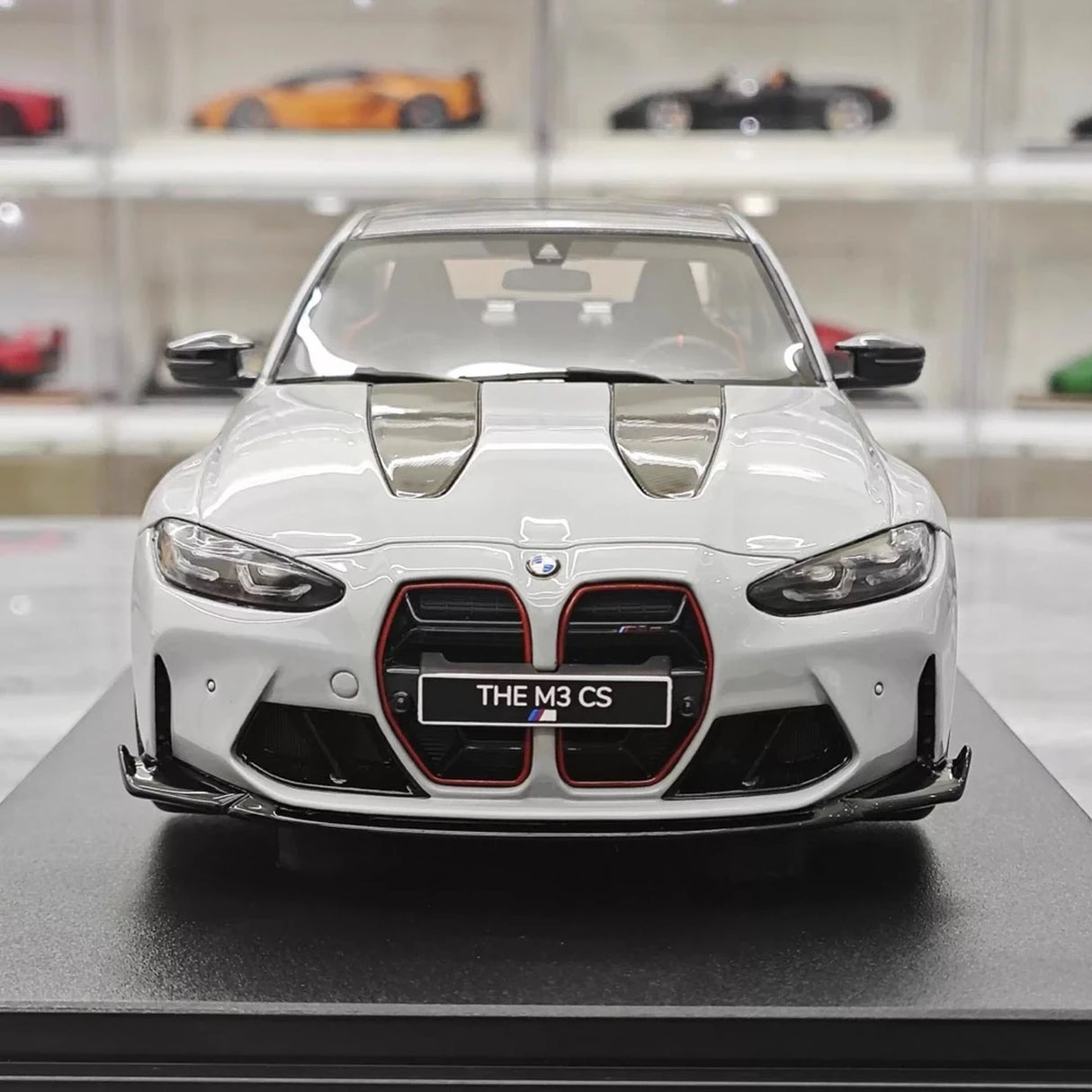GT Spirit BMW 2023 M3 CS Gray 1:18 – kolekcjonerska żywica modelowa