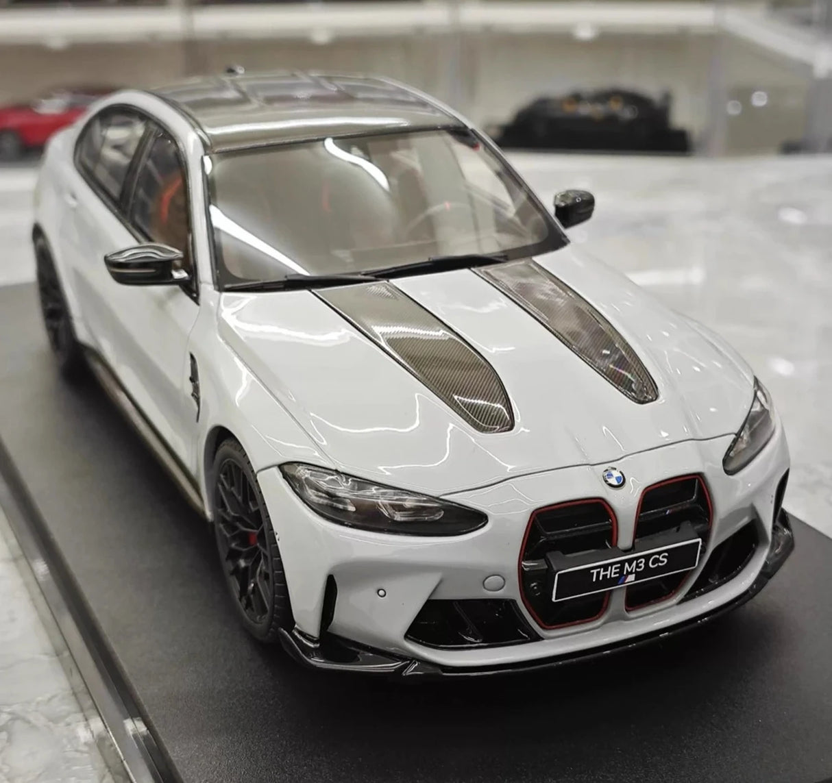 GT Spirit BMW 2023 M3 CS Gray 1:18 – kolekcjonerska żywica modelowa