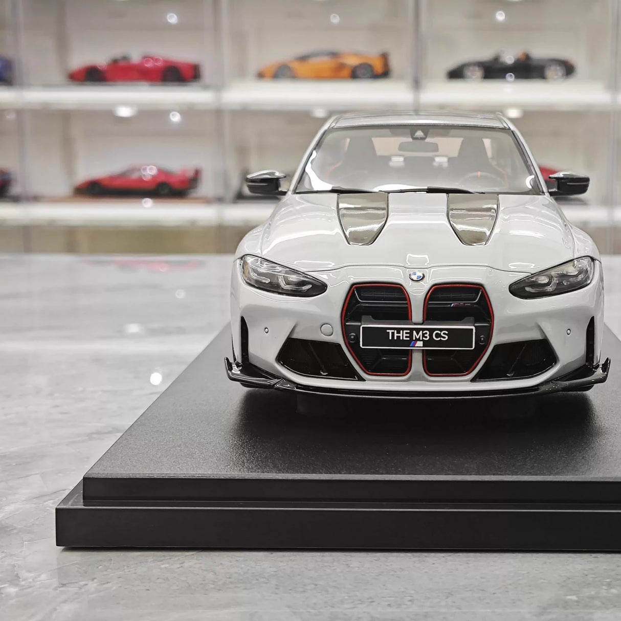 GT Spirit BMW 2023 M3 CS Gray 1:18 – kolekcjonerska żywica modelowa