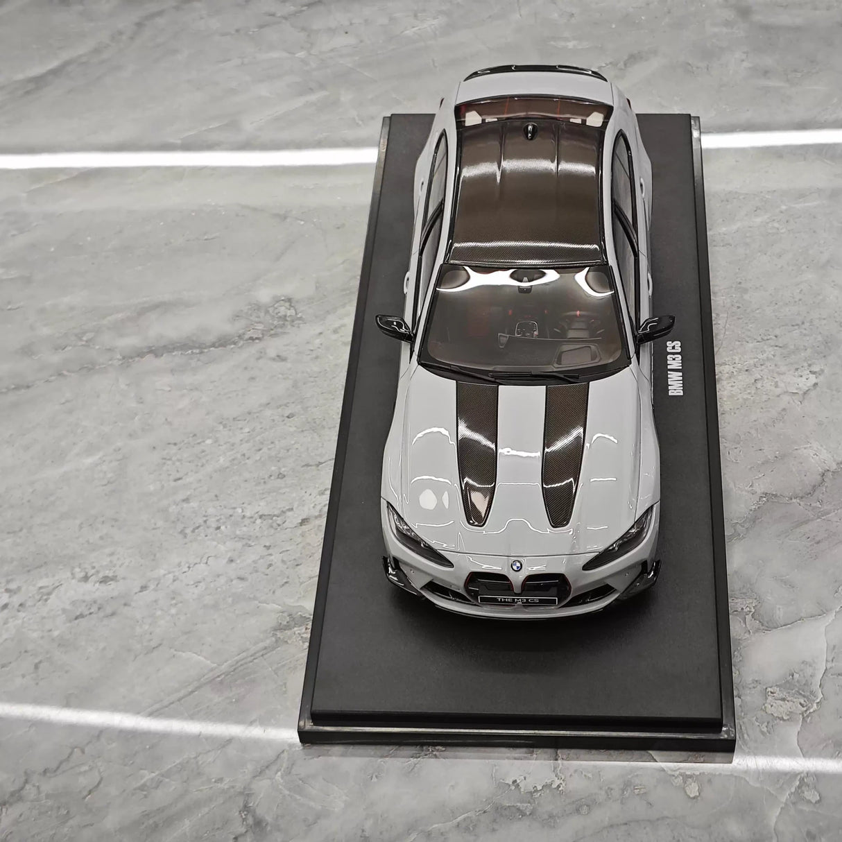 GT Spirit BMW 2023 M3 CS Gray 1:18 – kolekcjonerska żywica modelowa