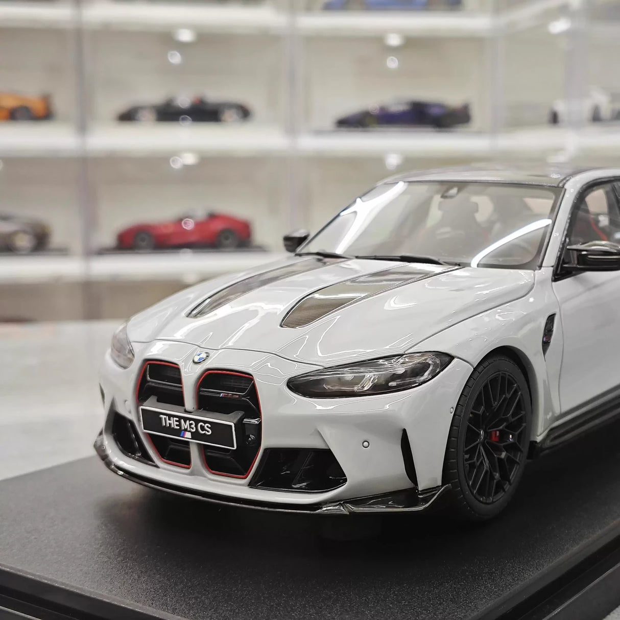 GT Spirit BMW 2023 M3 CS Gray 1:18 – kolekcjonerska żywica modelowa