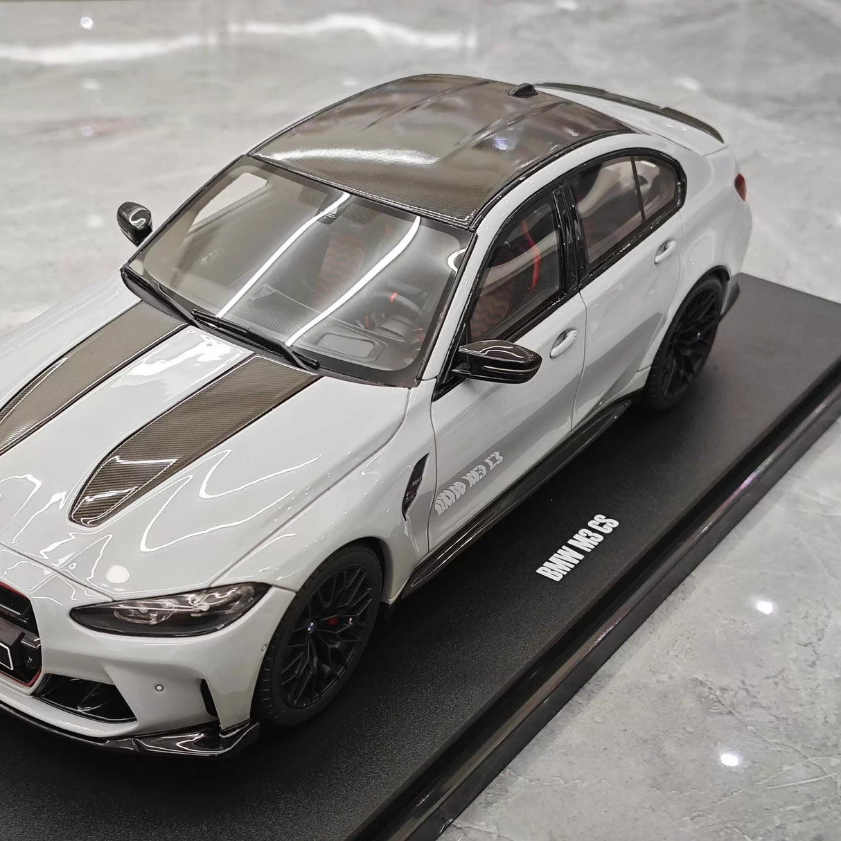 GT Spirit BMW 2023 M3 CS Gray 1:18 – kolekcjonerska żywica modelowa