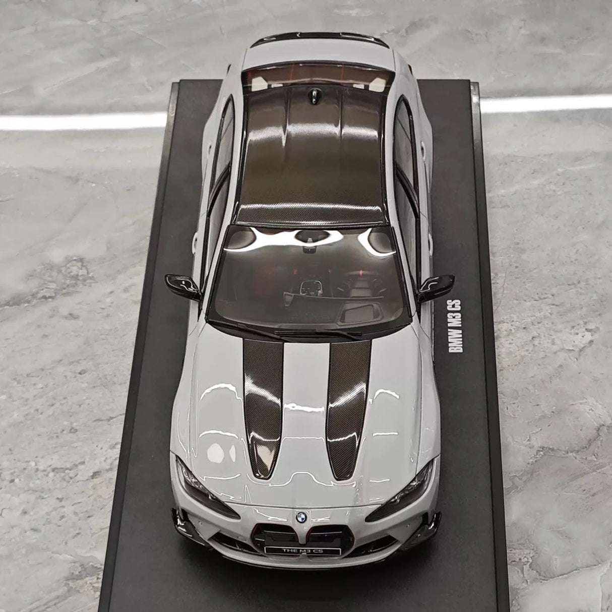 GT Spirit BMW 2023 M3 CS Gray 1:18 – kolekcjonerska żywica modelowa