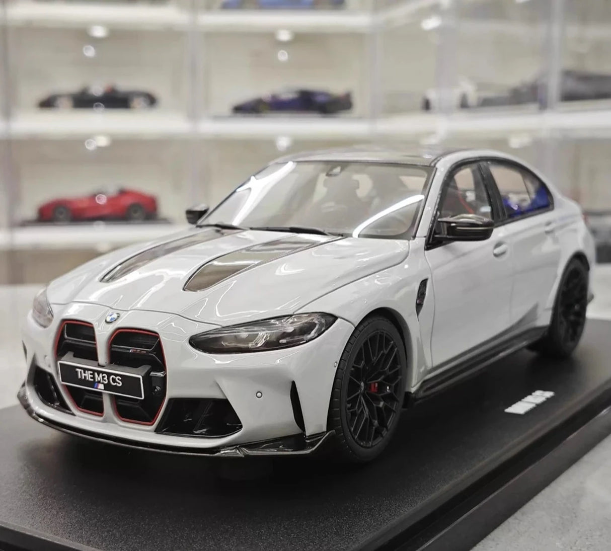 GT Spirit BMW 2023 M3 CS Gray 1:18 – kolekcjonerska żywica modelowa