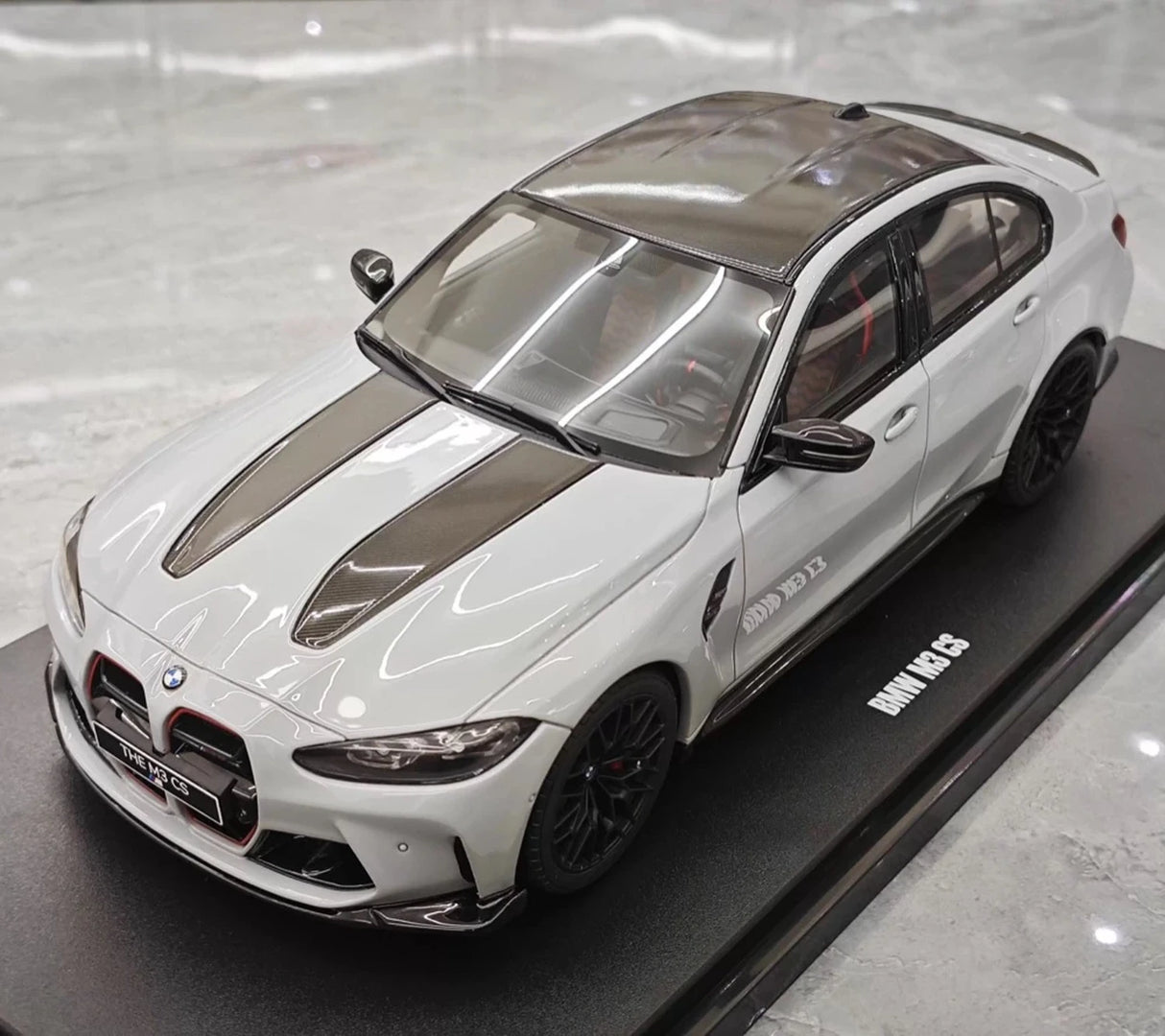 GT Spirit BMW 2023 M3 CS Gray 1:18 – kolekcjonerska żywica modelowa