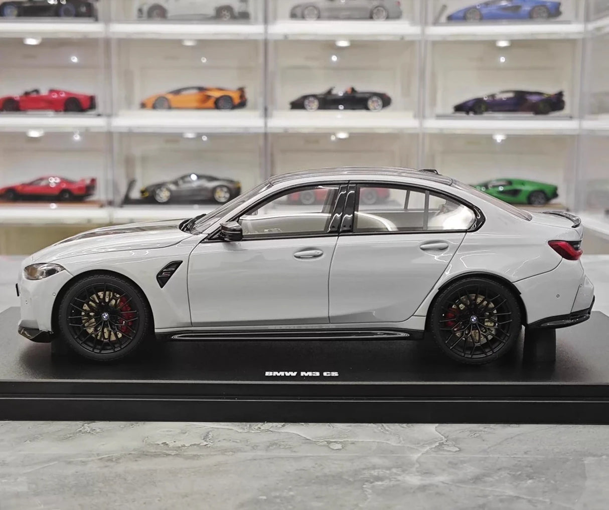 GT Spirit BMW 2023 M3 CS Gray 1:18 – kolekcjonerska żywica modelowa