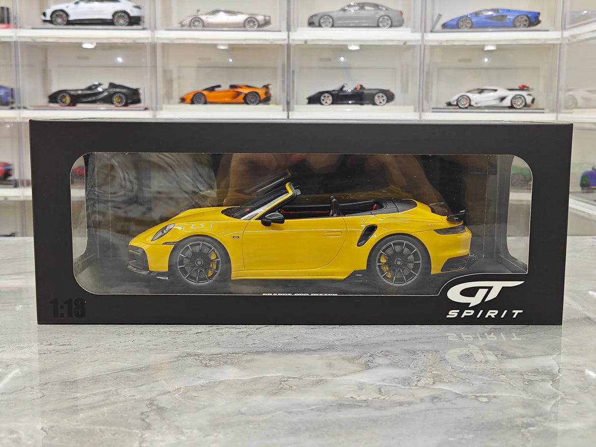 GT Spirit Porsche 2023 Brabus 900 Yellow 1:18 – Collectible Resin Model Resin
