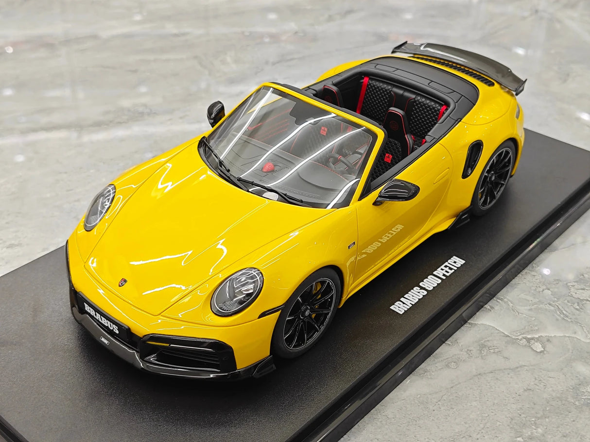 GT Spirit Porsche 2023 Brabus 900 Yellow 1:18 – Collectible Resin Model Resin