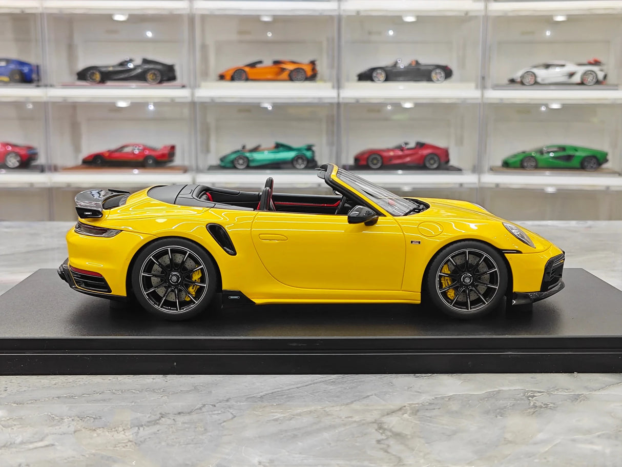 GT Spirit Porsche 2023 Brabus 900 Yellow 1:18 – Collectible Resin Model Resin
