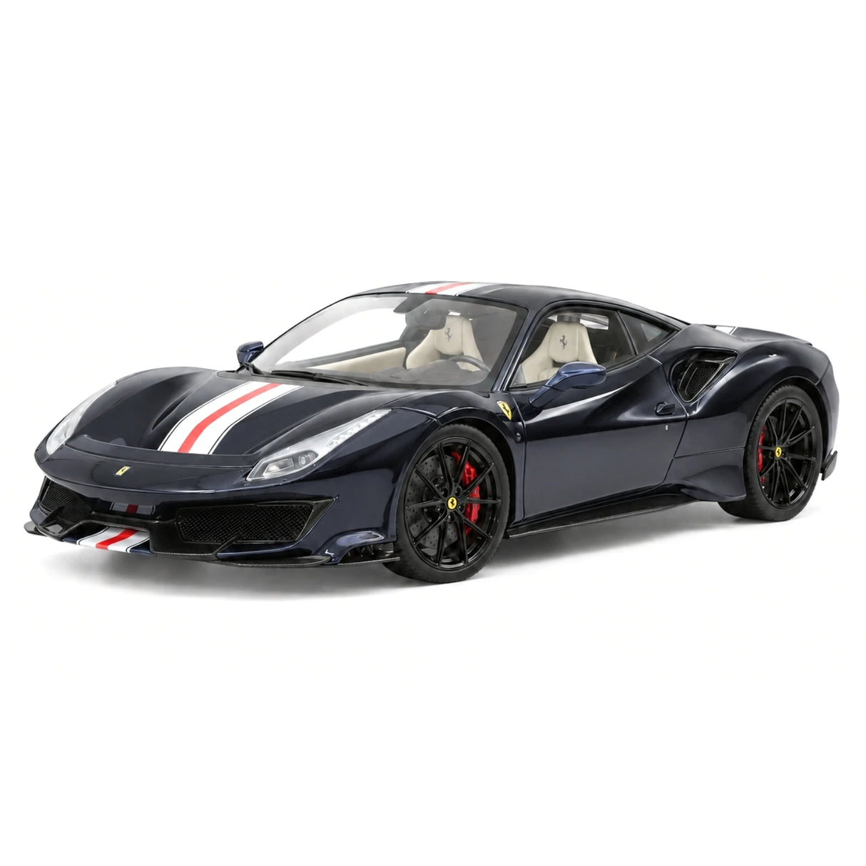 Henson & Heaven Ferrari 2018 488 피스타 메탈릭 다크 블루 1:18 – 수집용 레진 모델 레진
