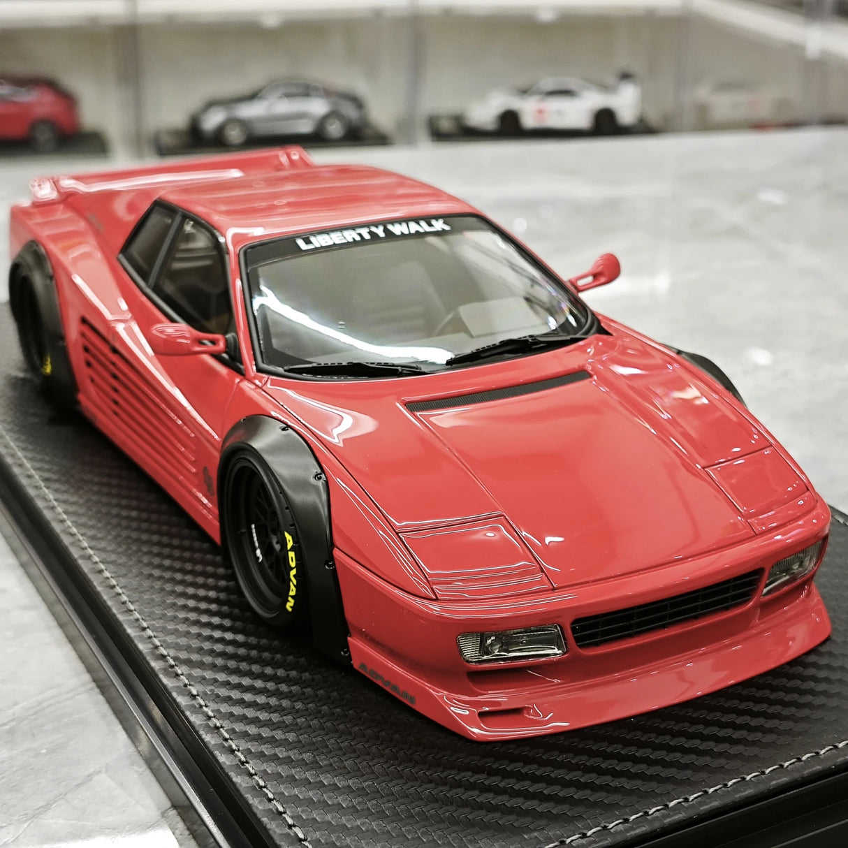 Ferrari 1992 512 TR LB-WORKS JDM Red 1:18 resin model car by Ignition - view 10
