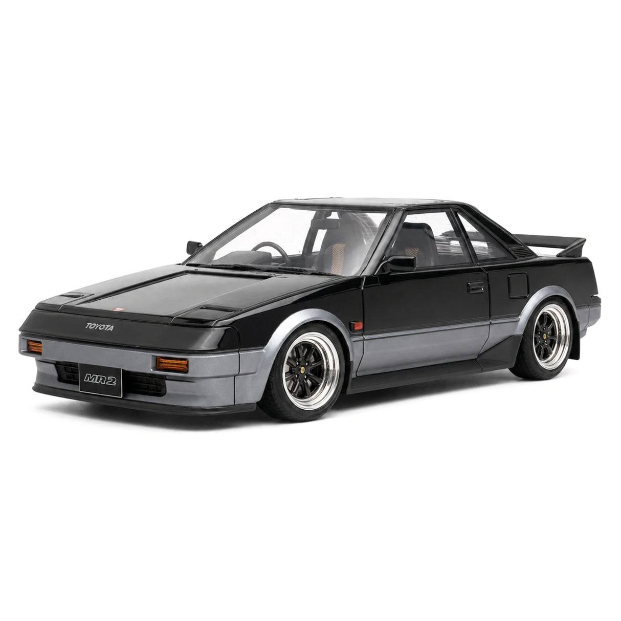 Ignition Toyota 1984 MR2 AW11 Gun Metallic Silver 1:18 – Collectible Resin Model Resin