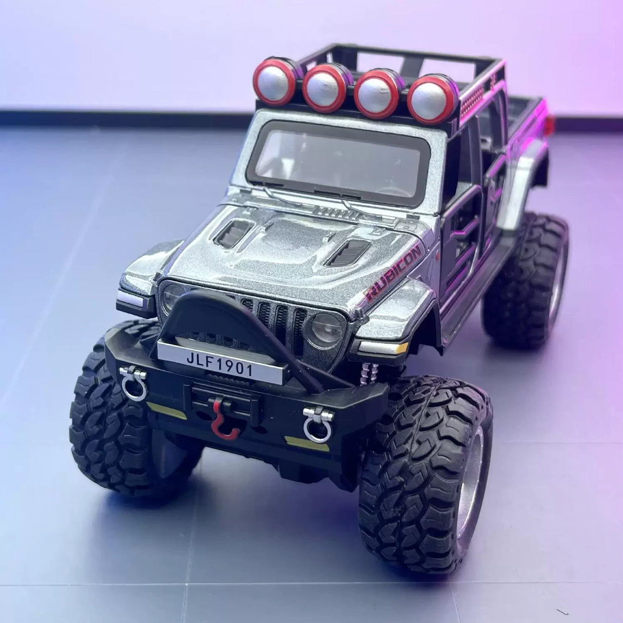 Jeep 2018 Wrangler terräng grå 1:32 – pressgjuten visningsmodell