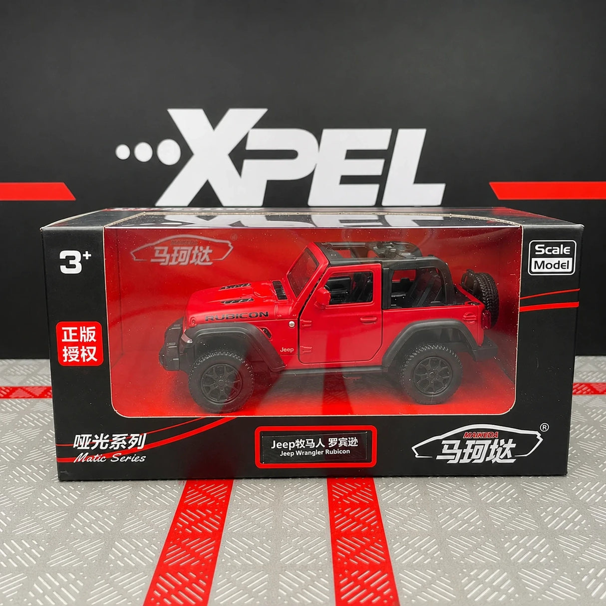 Jeep 2018 Wrangler Rubicon 레드 1:36 – 다이캐스트 디스플레이 모델 다이캐스트