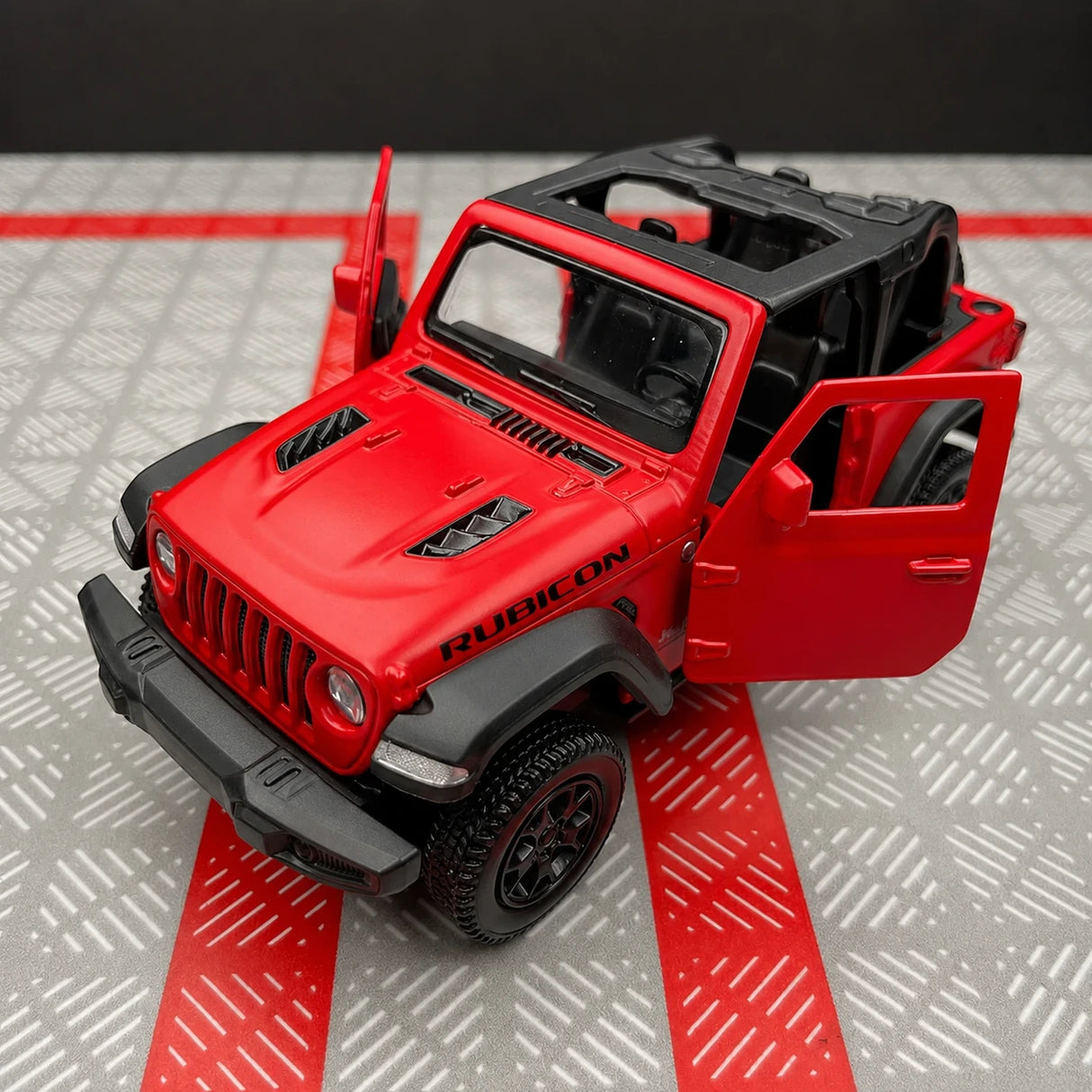 Jeep 2018 Wrangler Rubicon 레드 1:36 – 다이캐스트 디스플레이 모델 다이캐스트