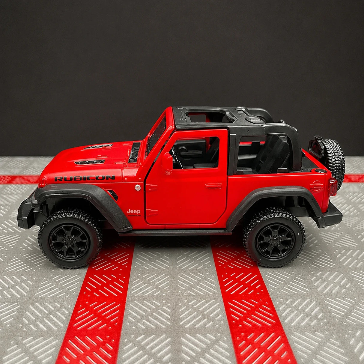 Jeep 2018 Wrangler Rubicon 레드 1:36 – 다이캐스트 디스플레이 모델 다이캐스트