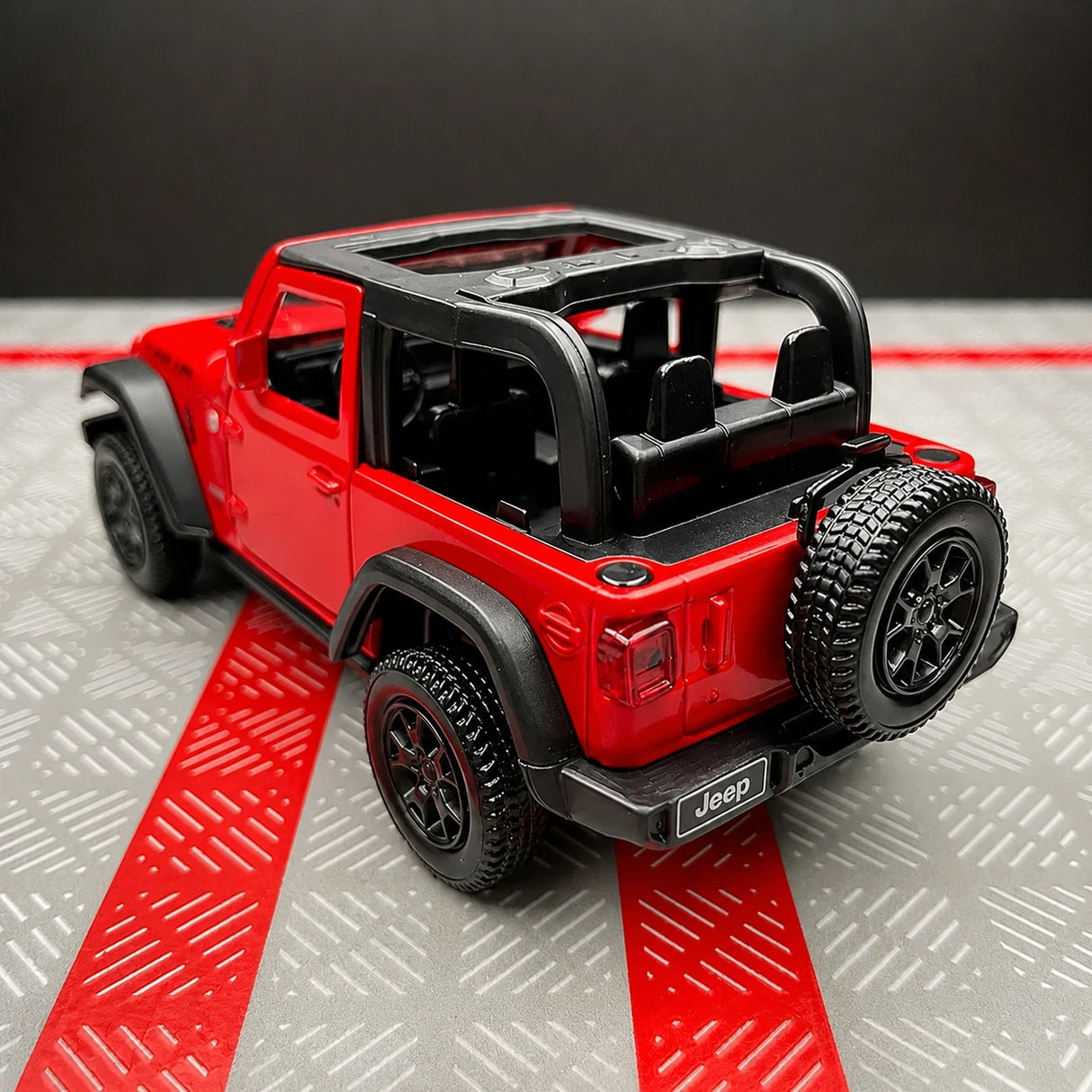 Jeep 2018 Wrangler Rubicon 레드 1:36 – 다이캐스트 디스플레이 모델 다이캐스트