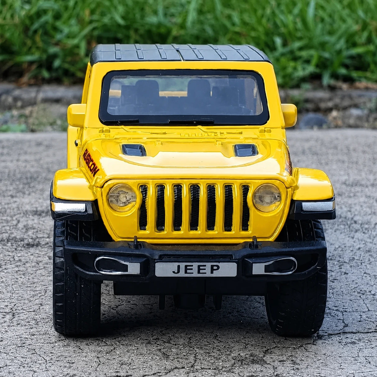 Jeep 2020 Gladiator Rubicon gul 1:32 – pressgjuten visningsmodell