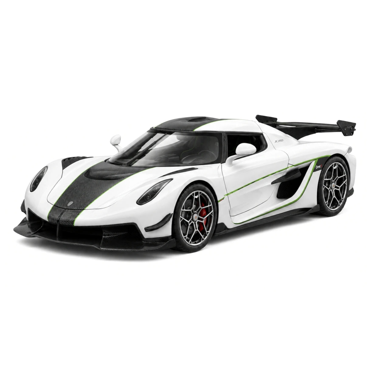 Koenigsegg 2020 Jesko Absolut vit 1:32 – pressgjuten visningsmodell